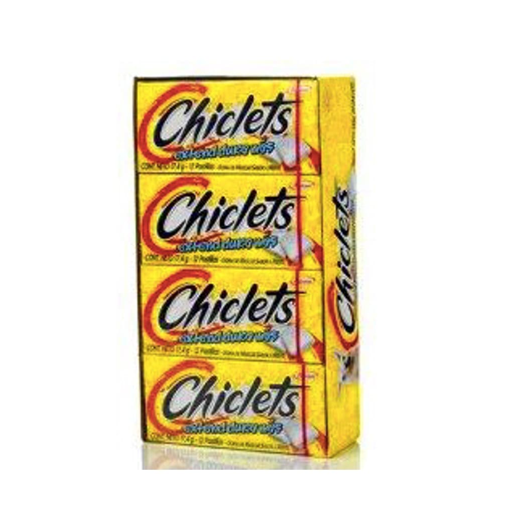 Chiclets menta y surtido