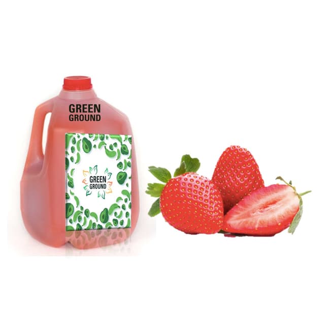 Garrafa azucarada de fresa